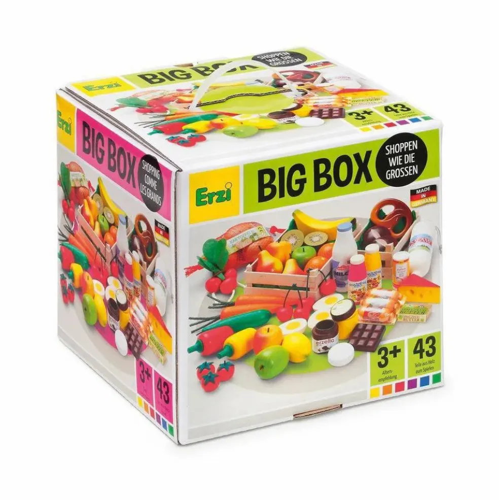 Assortiment marchande en bois - Set de 43