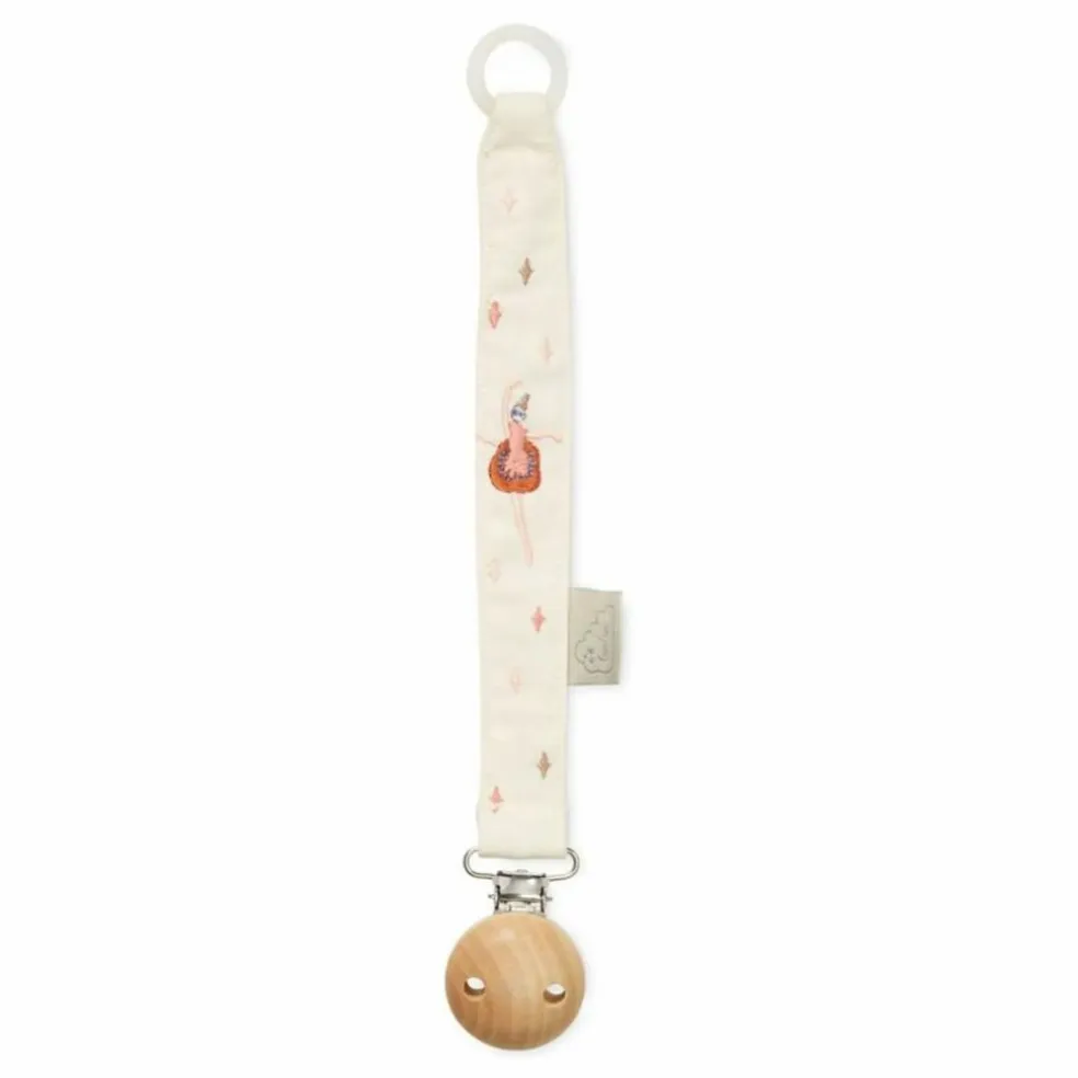 Attache tétine brodé Ballerina