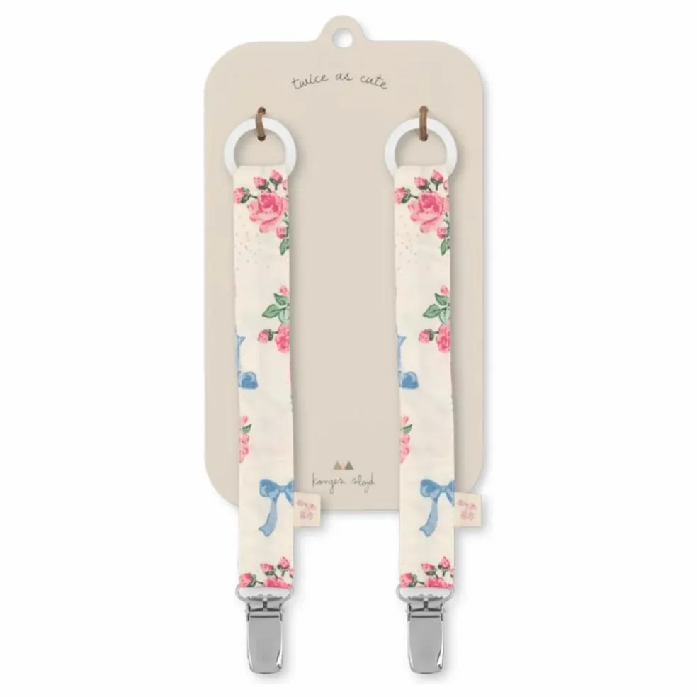 Attaches-tétines Bella Rosita - Set de 2 | Rose
