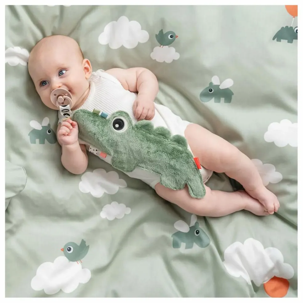 Attache-tétine Croco | Vert