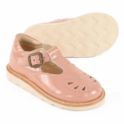 Babies Cuir Rosie | Rose pâle
