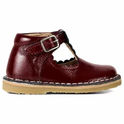 Babies T-Bar Scallop | Bordeaux