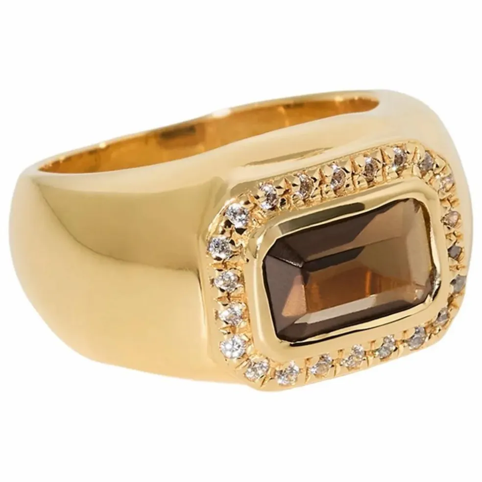 Bague 01 | Quartz Fumé