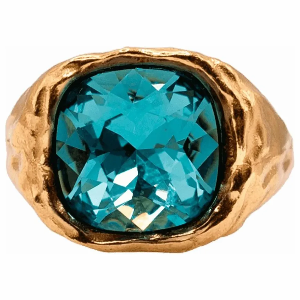 Bague Amalfi | Bleu turquoise