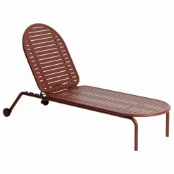 Bain de soleil à roues Week-end | Rouge Brun