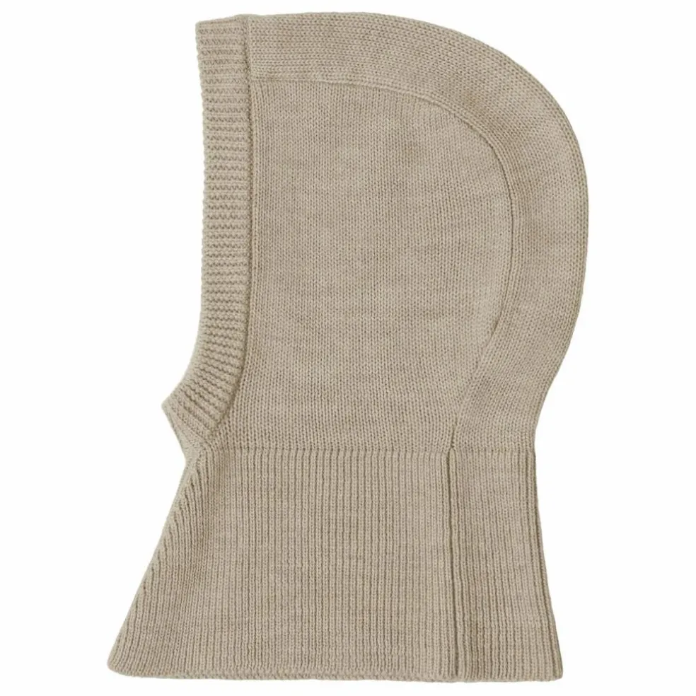 Balaclava Laine de Mérinos | Beige chiné