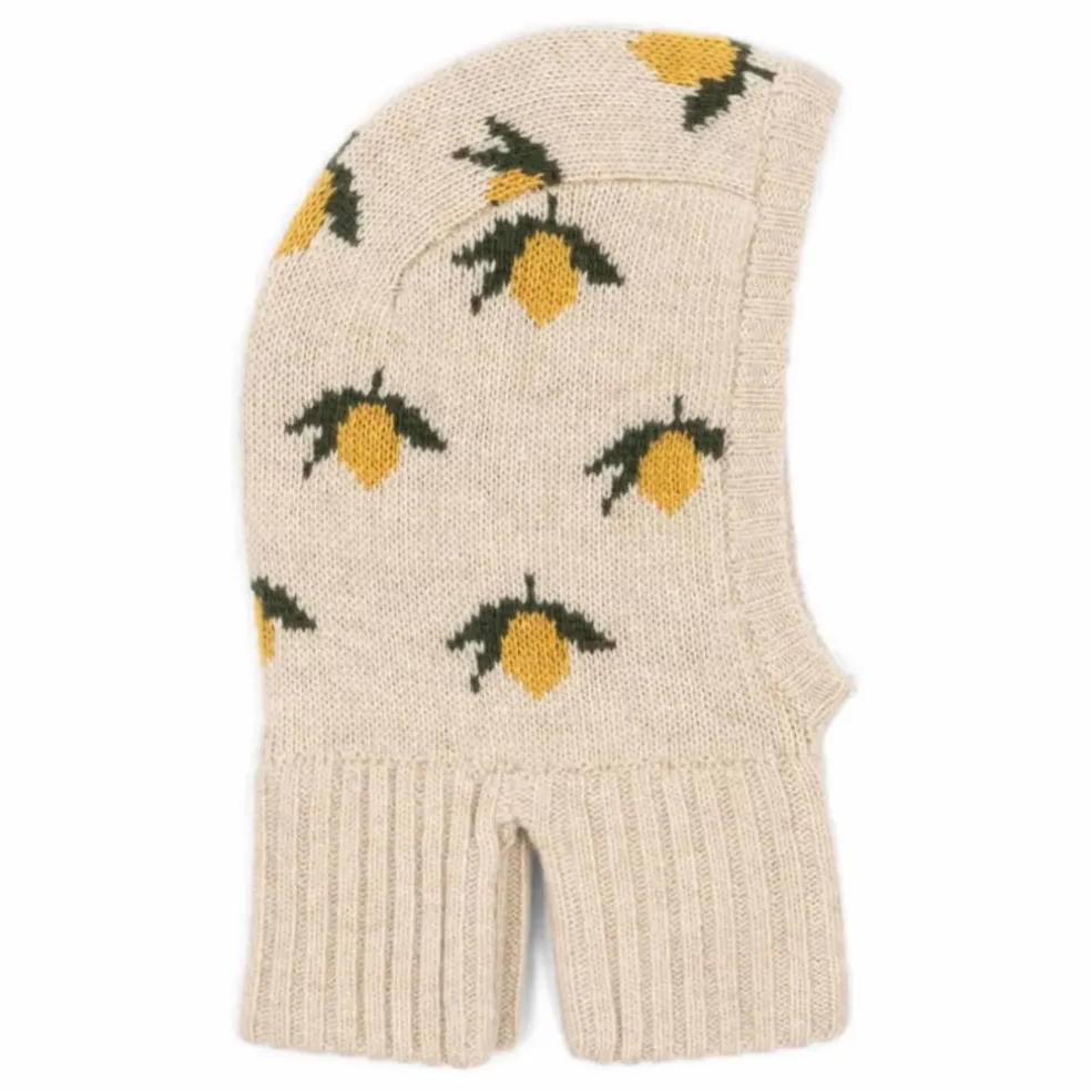 Balaclave Belou Citrons Laine | Marron
