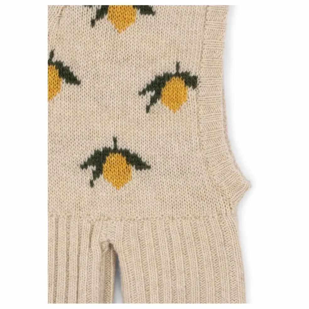 Balaclave Belou Citrons Laine | Marron