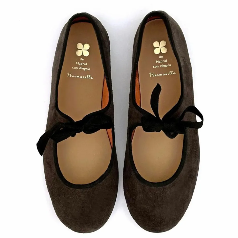 Ballerines Bilbao Daim - Collection Femme | Gris