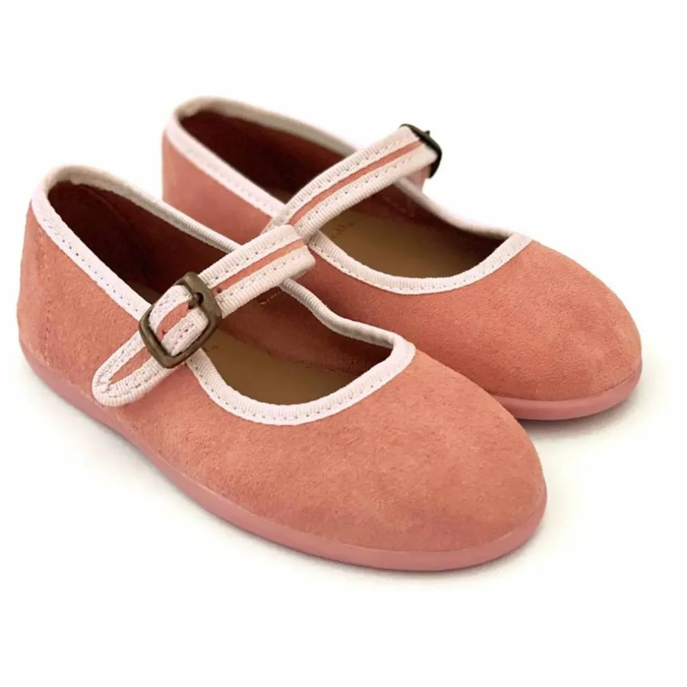 Ballerines Chaillot Daim | Rose