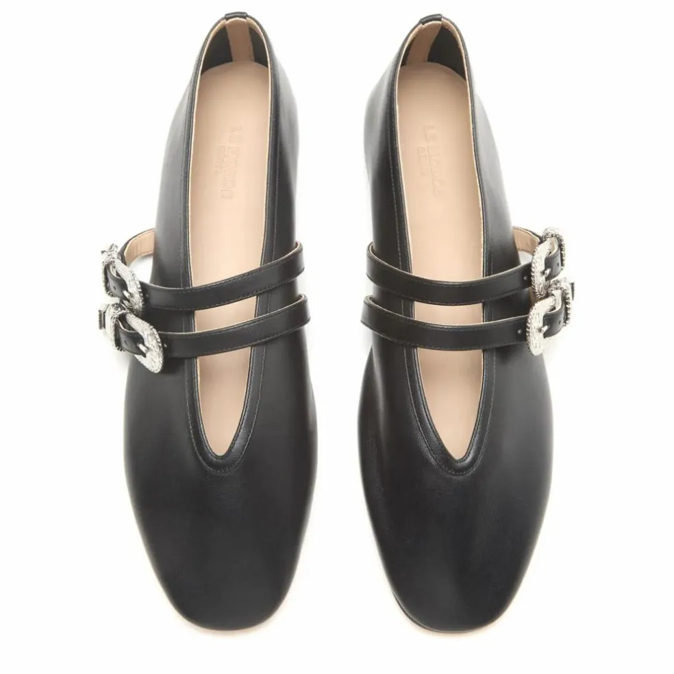 Ballerines Claudia Cuir | Noir