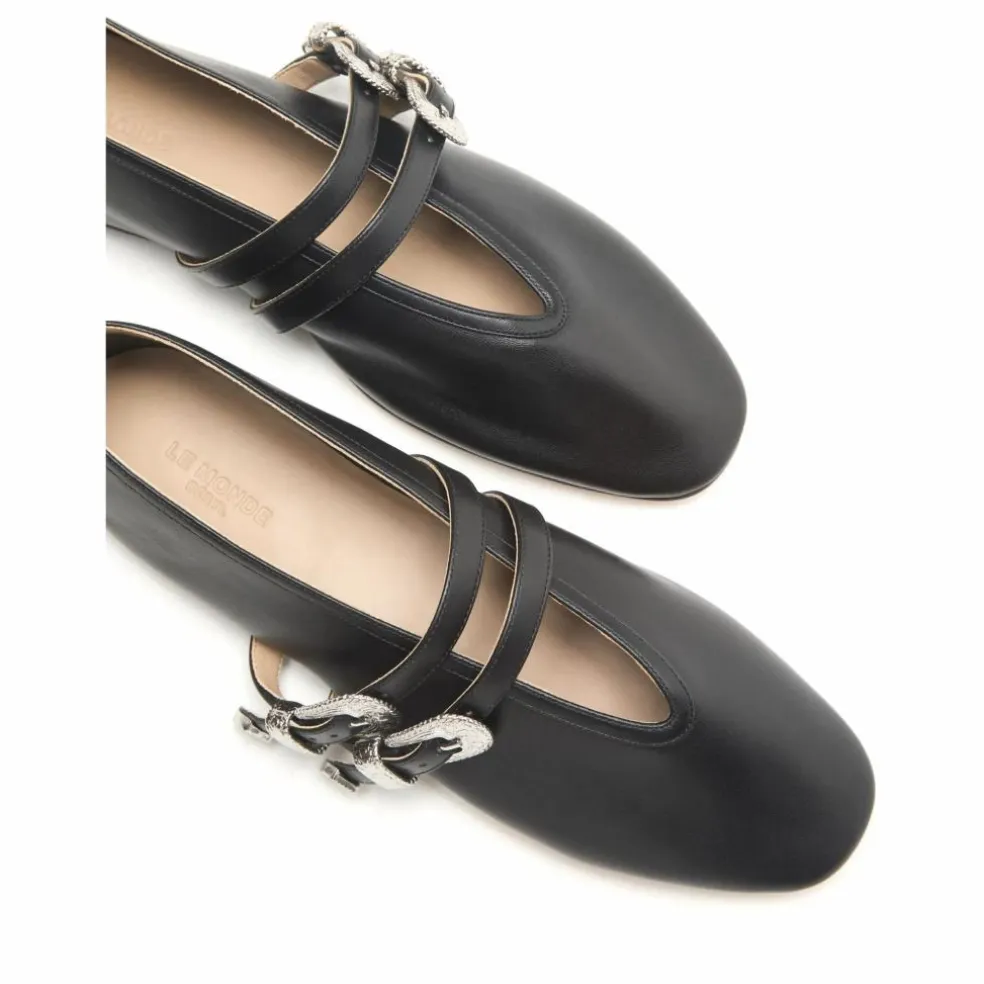Ballerines Claudia Cuir | Noir