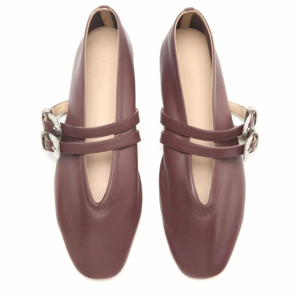 Ballerines Claudia Cuir | Chocolat