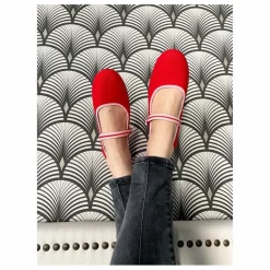 Ballerines Coquelicot | Rouge