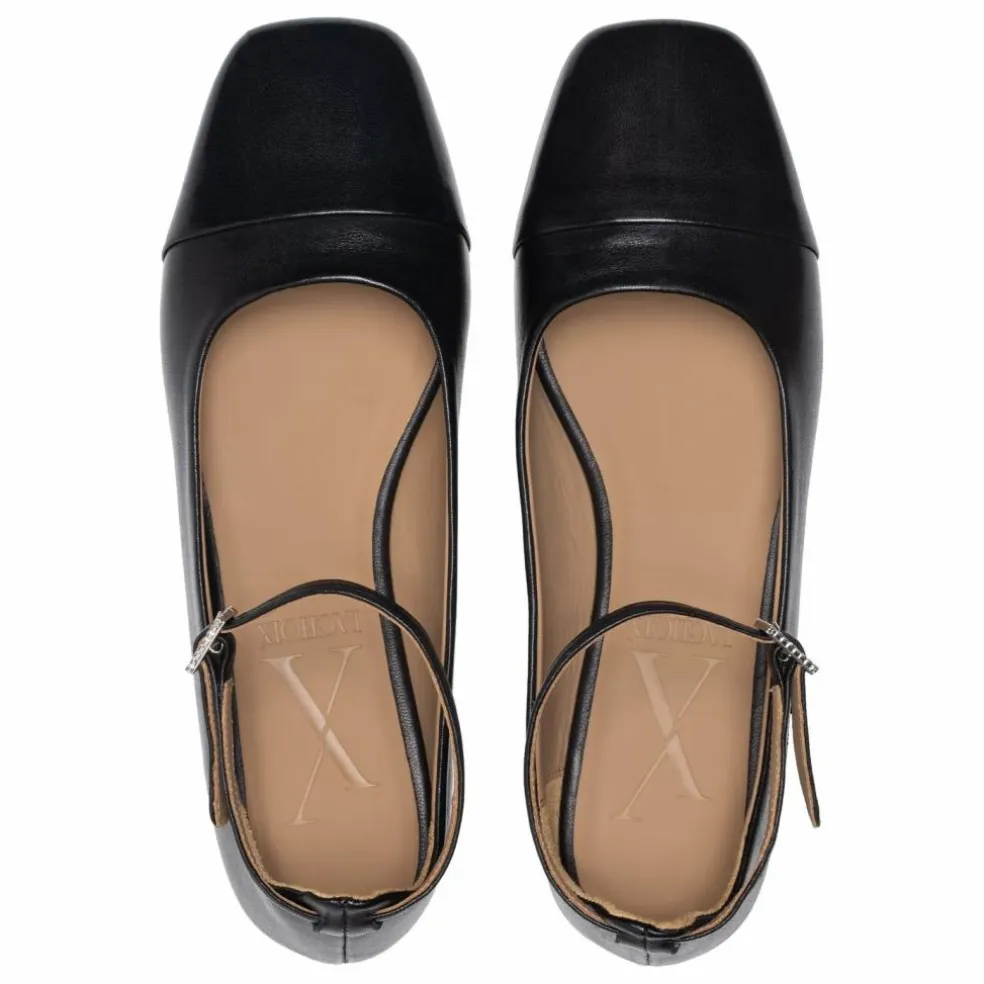 Ballerines Cuir | Noir