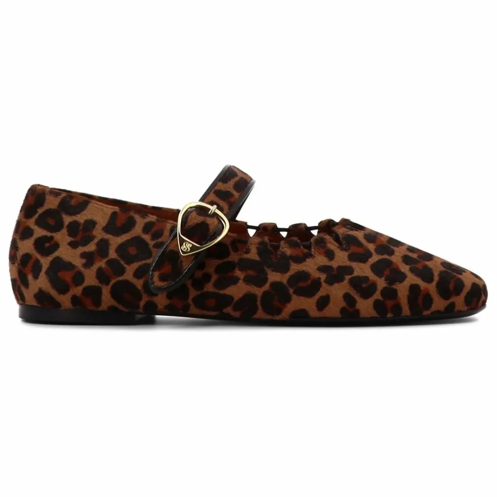 Ballerines Ginger Léopard | Marron