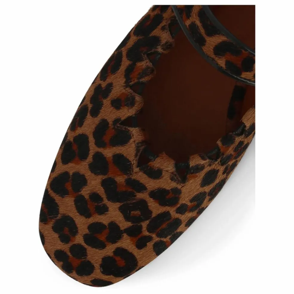 Ballerines Ginger Léopard | Marron