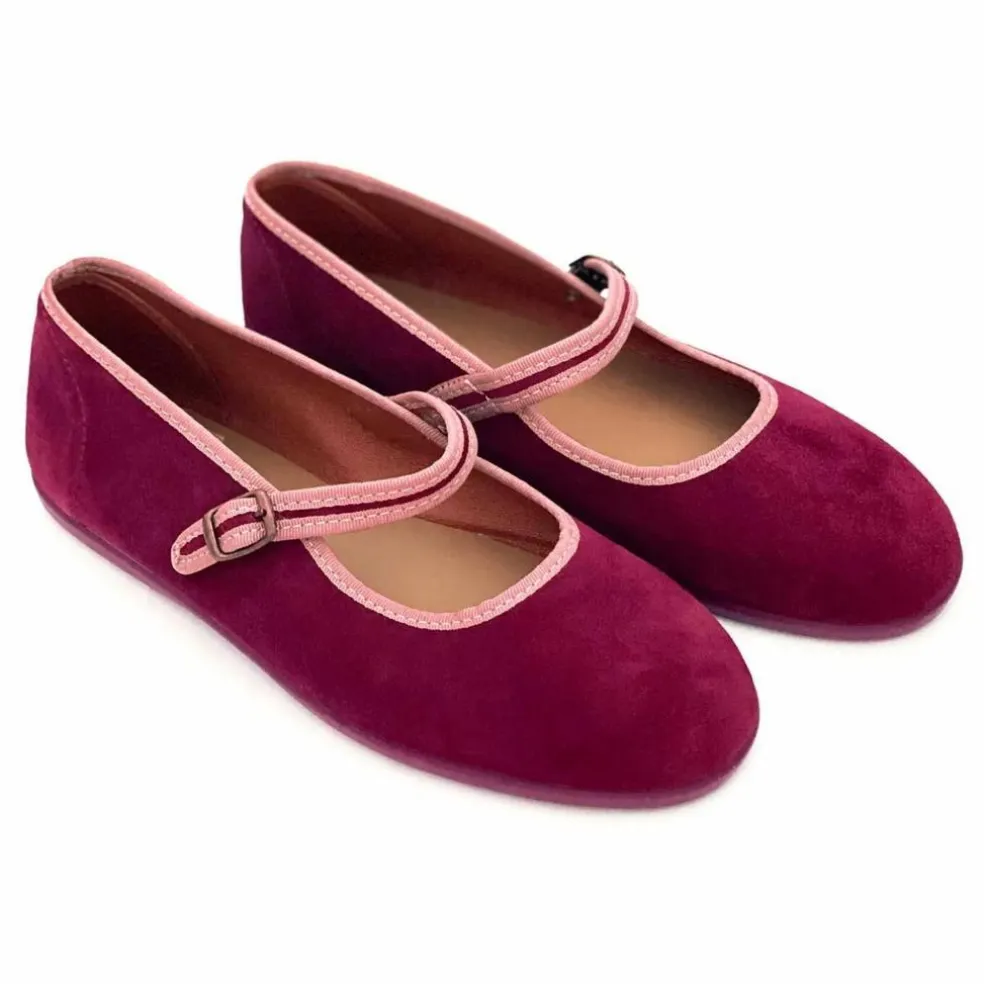 Ballerines La Muette Daim - Collection Femme | Bordeaux