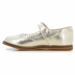 Ballerines Perfos Scratchs | Doré