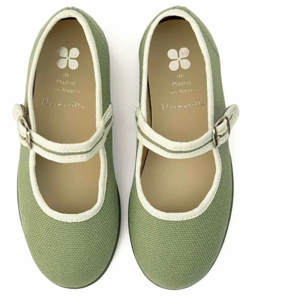 Ballerines Pivert | Vert kaki