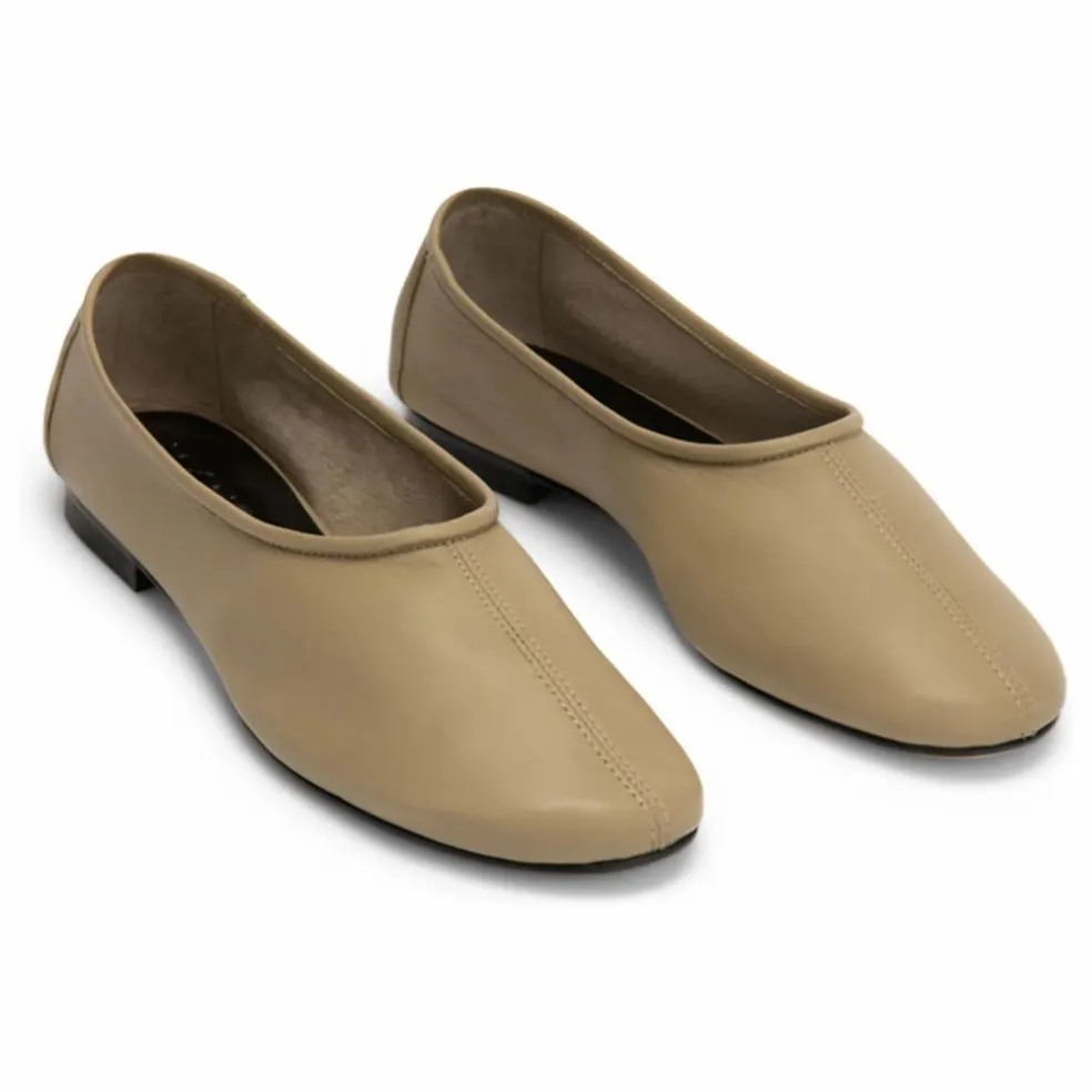 Ballerines Prudence Cuir Texturé | Beige