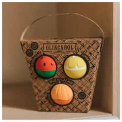 Balles sensorielles Salade de fruits - Lot de 3
