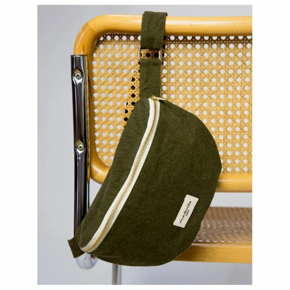 Banane Custine en coton recyclé | Vert kaki