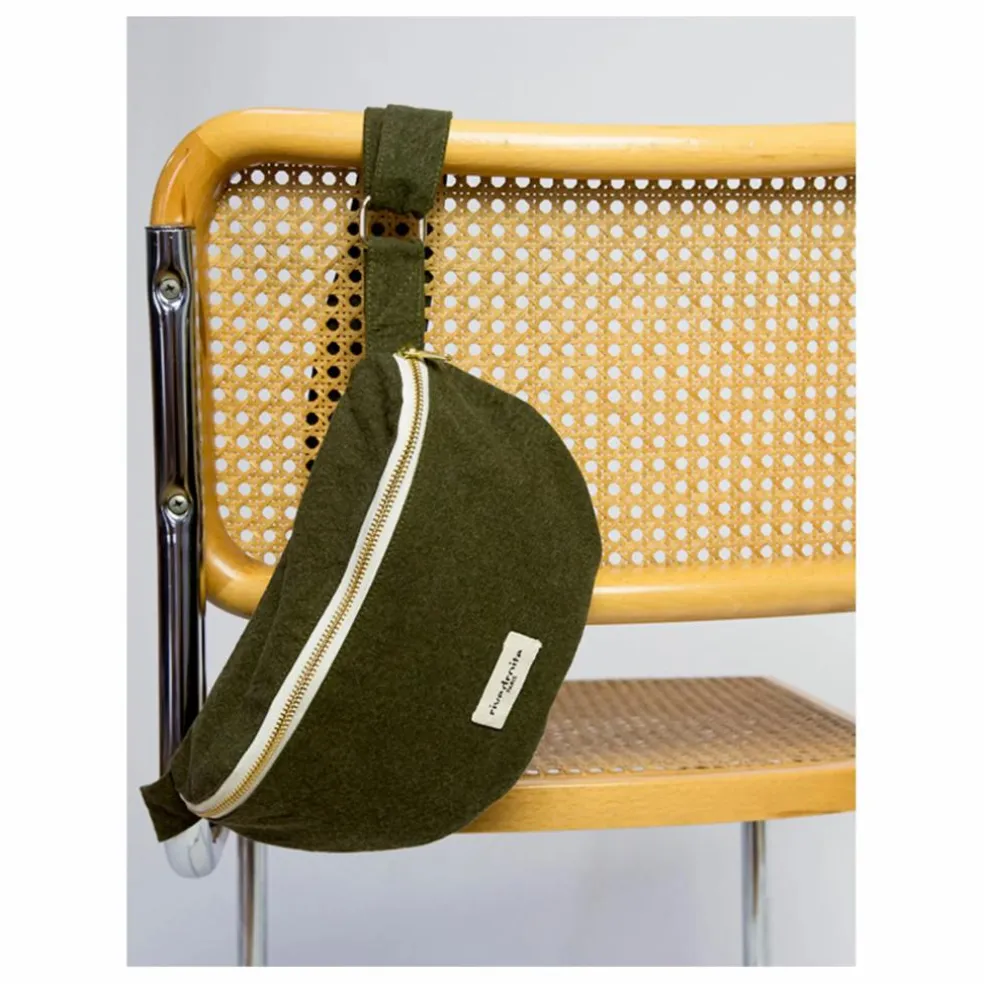 Banane Custine en coton recyclé | Vert kaki