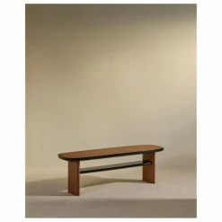 Banc en chêne Equilibre | Noir