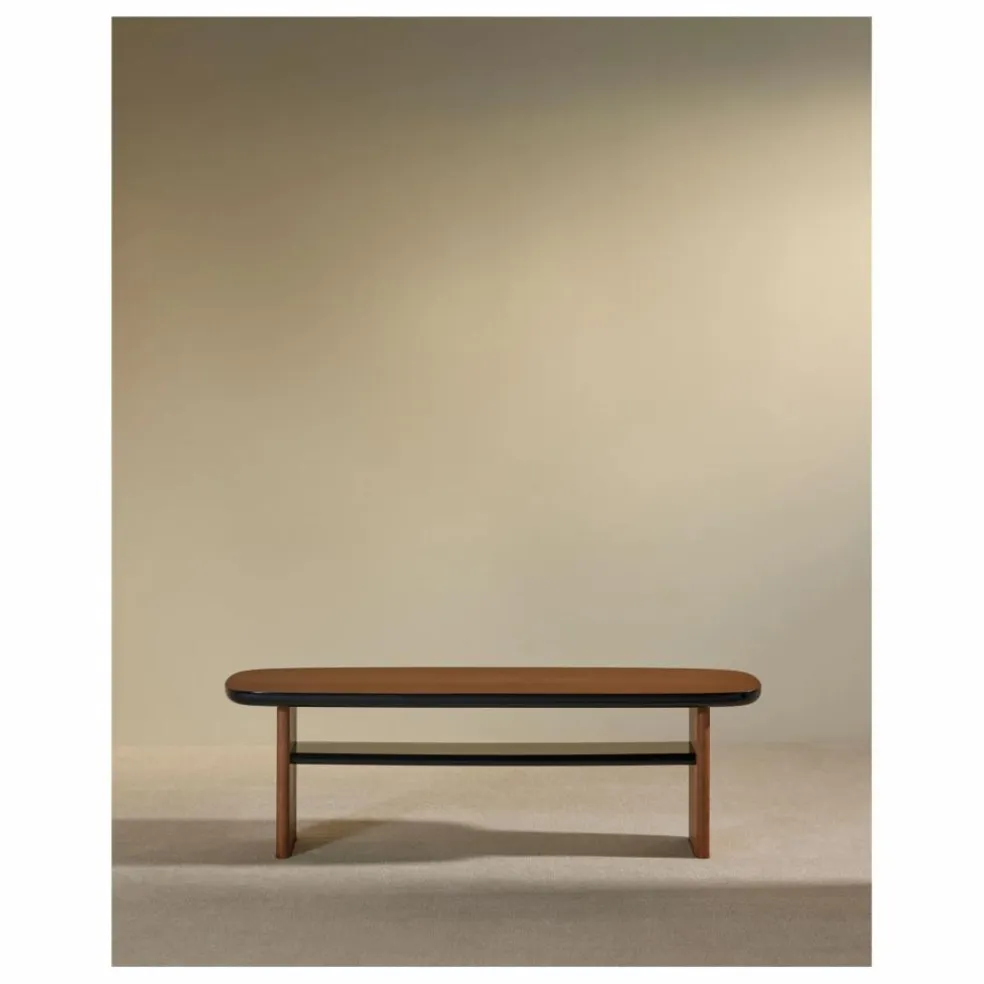 Banc en chêne Equilibre | Noir