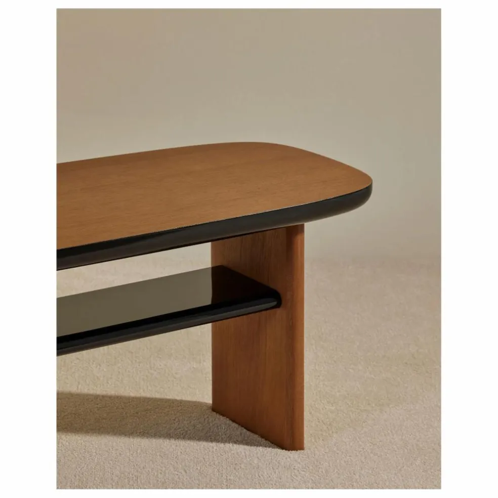 Banc en chêne Equilibre | Noir
