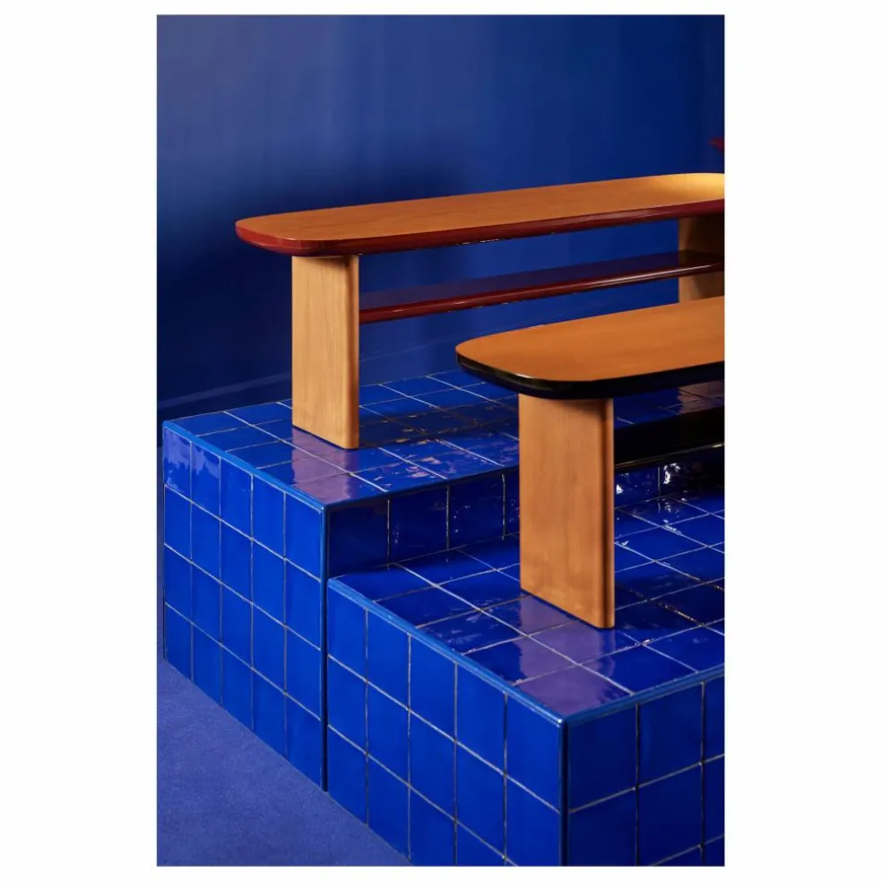 Banc en chêne Equilibre | Noir