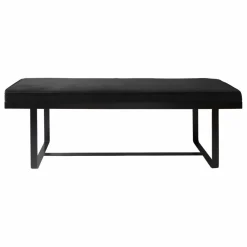 Banc en velours Gaspard | Noir