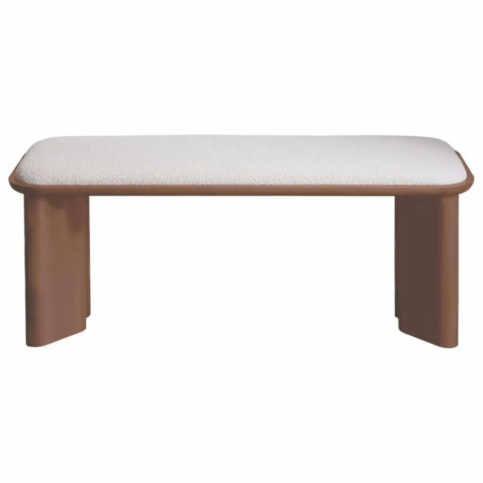 Banc Lazare en bois laqué | Cranberry