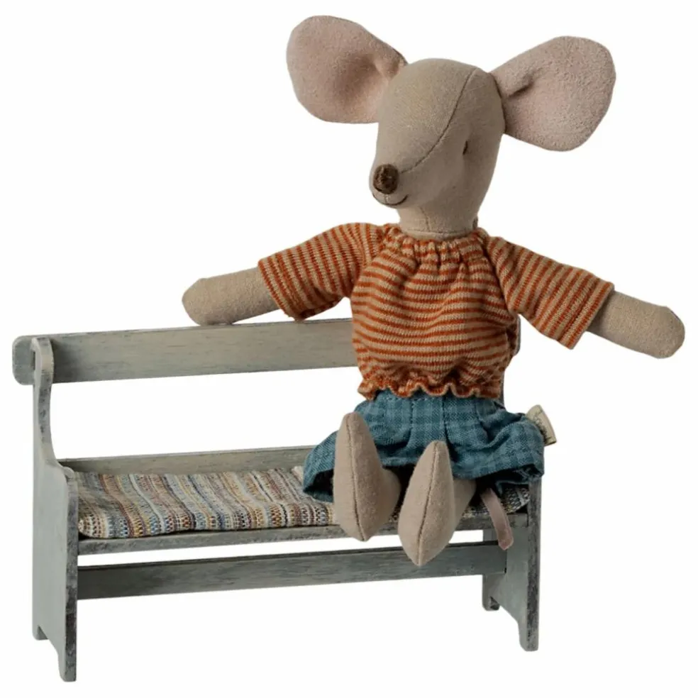 Banc vintage | Blanc cassé