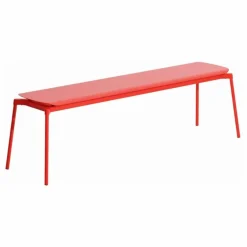 Banc Week-end sans dossier | Rouge