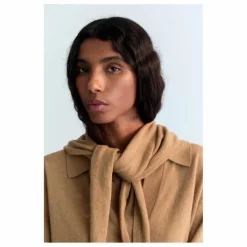 Bandana Agatha Laine Extra Fine Recyclée | Camel