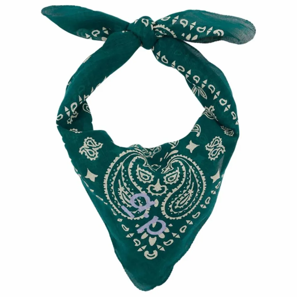 Bandana Gaiane Voile de Coton | Vert forêt