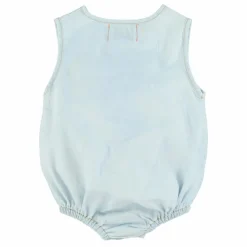 Barboteuse Chambray | Bleu Clair
