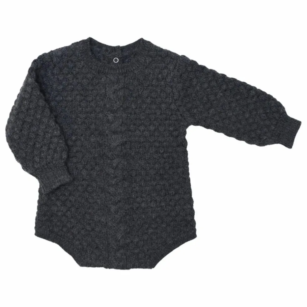 Barboteuse Diego Laine | Gris chiné