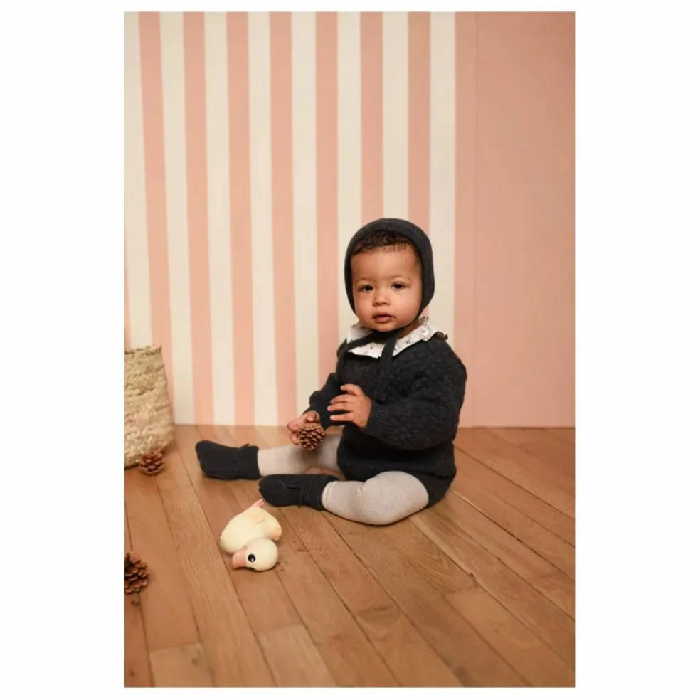 Barboteuse Diego Laine | Gris chiné