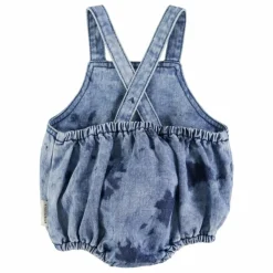 Barboteuse en Jean Tie & Dye | Bleu