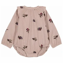 Barboteuse Esmée Velours Côtelé Coton Bio | Mauve