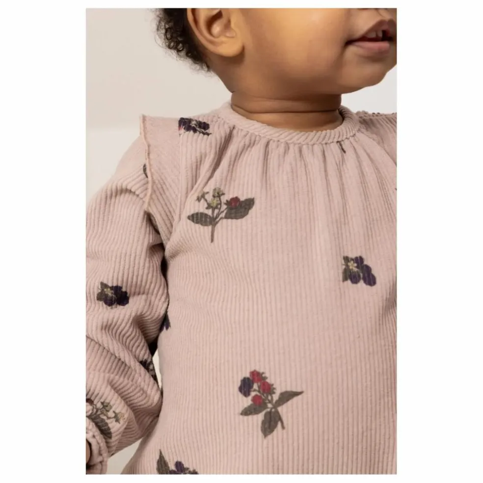 Barboteuse Esmée Velours Côtelé Coton Bio | Mauve