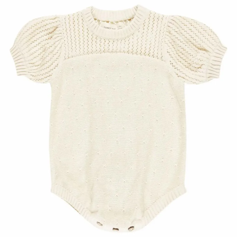 Barboteuse Maille | Ecru