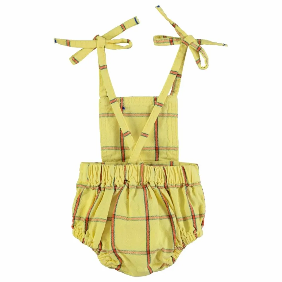 Barboteuse Tie Up | Jaune pâle