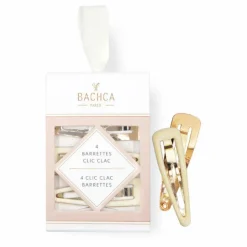 Barrette clic clac - Set de 4 | Doré