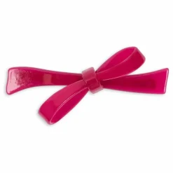 Barrette Nœud | Rose fuschia