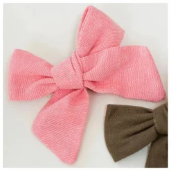 Barrettes Nœuds - Set de 2 | Rose