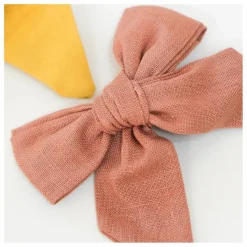 Barrettes Nœuds - Set de 2 | Jaune